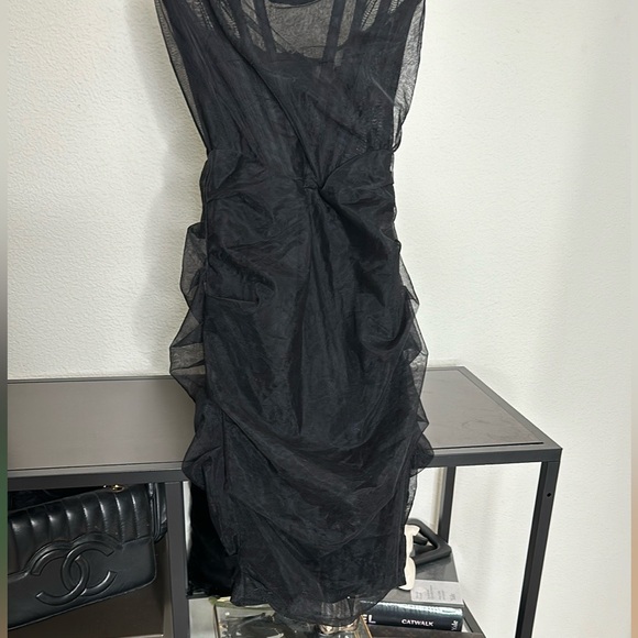 metallic asymmetrical dress SEQUINS AND METALLIC ASYMMETRIC DRESS | CULT MIA